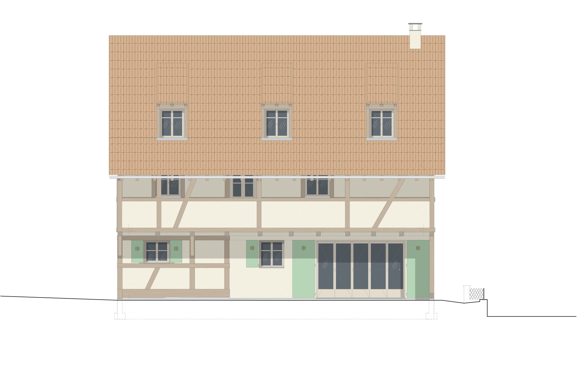 Sutter & Pister - facade ouest