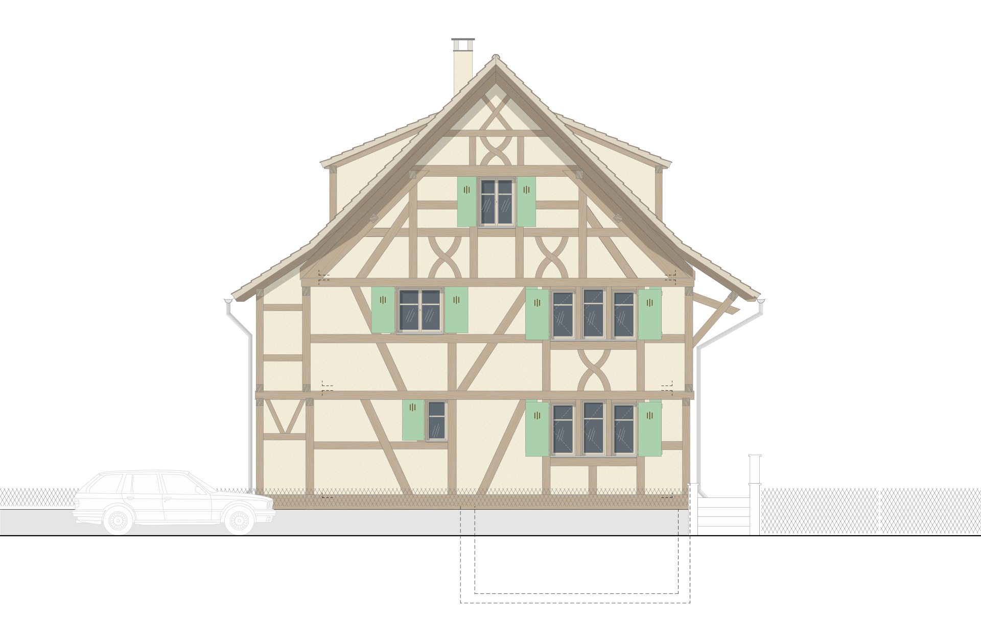 Sutter & Pister - facade sud